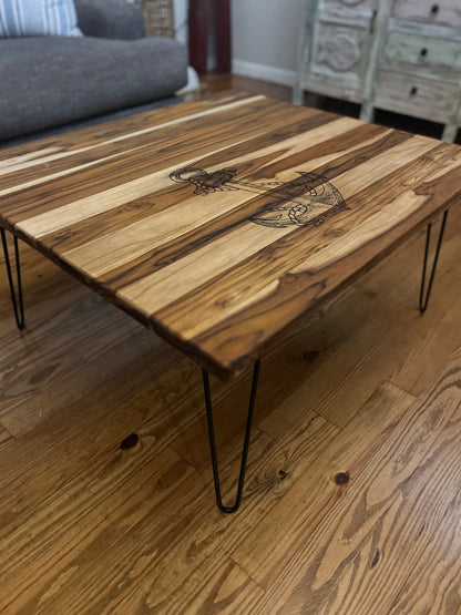 Custom Teak Nautical Table